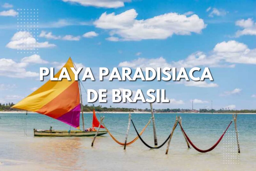 Playa paradisiaca del norte de Brasil