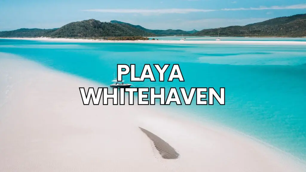 Playa Whitehaven en Australia